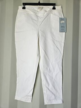 Coldwater Creek White Stretch Chinos for Women